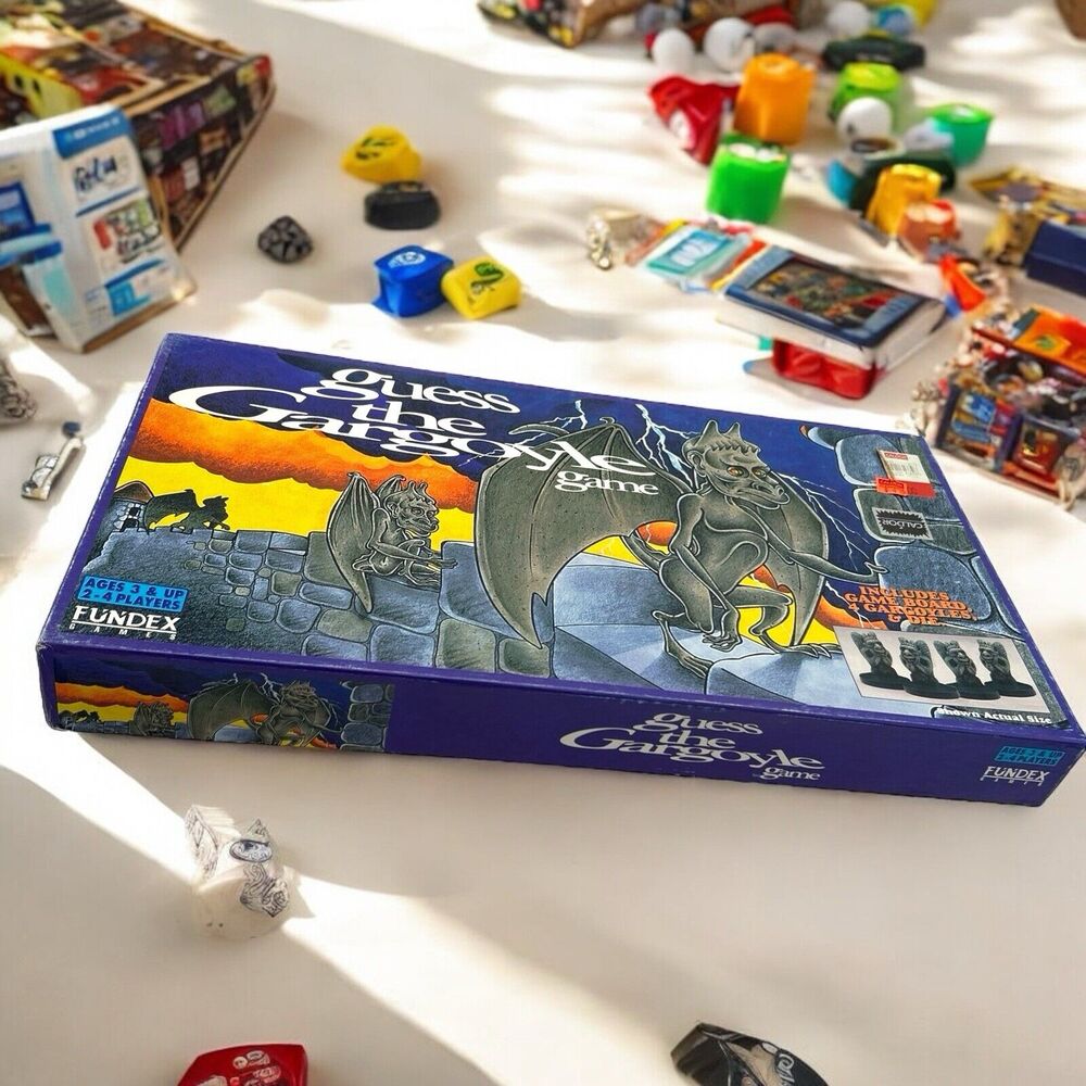 Vintage “Guess The Gargoyle Game” Fundex 1994 Sealed box NOS Caldor #2